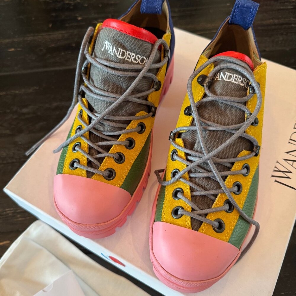 JW Anderson Multicolor Hiking Sneakers - Picture 3 of 7